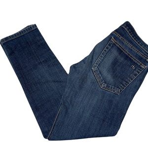 Rag & Bone The Dre Slim Boyfriend Jeans Size 25 Classic Medium Dark Wash
